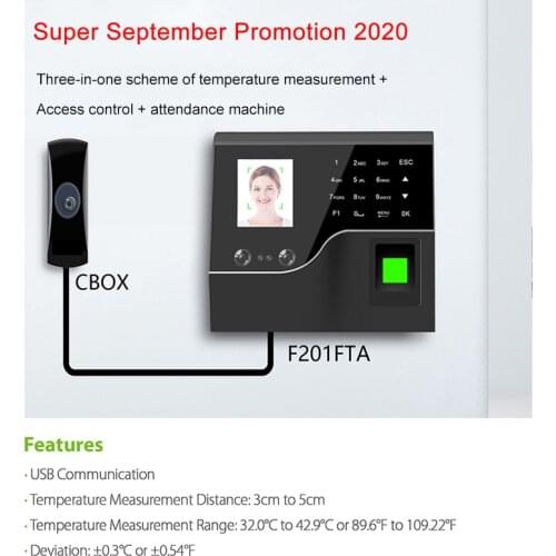 Facial Recognition Camera Fingerprint Access Control Time Attendance Employee Palm Temperature Detection Time Attendance Machine