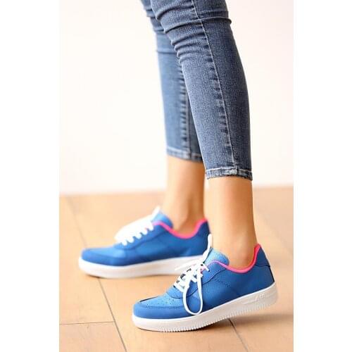 Pink Potin Women Casual Shoes A1603-20SaxMavi