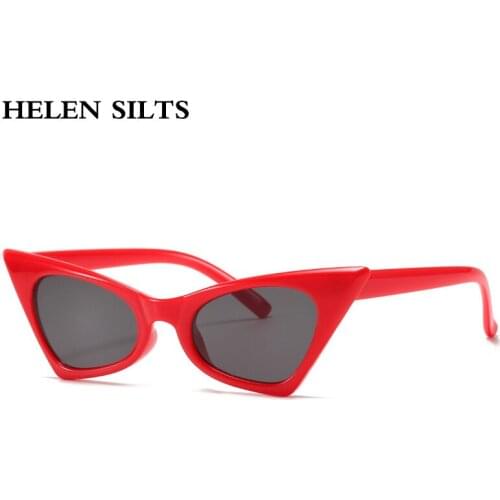 Vintage Cat Eye Sunglasses Women Red New Fashion Shades Sun Glasses For Female Trendy Oculos De Sol Feminino Lunette Soleil H53