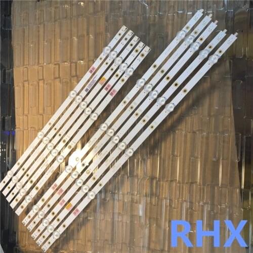 New5set=50 PCS LED backlight strip for 49PUS7503 49pus6162/12 LB49023 LB49021 V1_00 V0_00 3A6560010EA0 3A6560000EA0 100%NEW