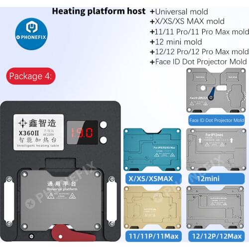 Mechanic IT3 Intelligent Preheating Platform for IPhone X-12Pro MAX Motherboard BGA Reballing Positioning/Dot Matrix Repair