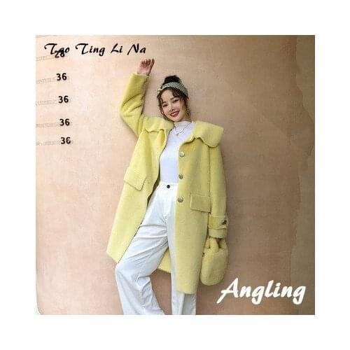 Top brand Style 2020 New High-end Fashion Women Faux Fur Coat C5 high quality