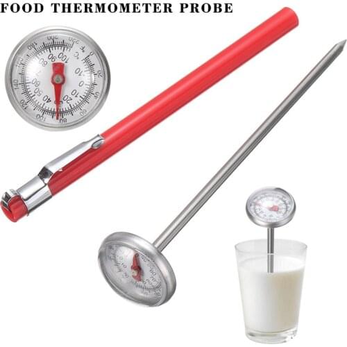 High Quality Stainless Steel Food Thermometer Probe Cooking BBQ Probe Thermometer Food Meat Milk Measure Probe Kitchen Tools