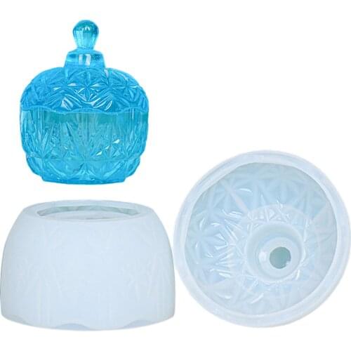 1PC Wax Candles Mold Easy Demoulding Snowflake Storage Box DIY Silicone Mould Concrete Plaster Soap Molds Perfect Gift nearby