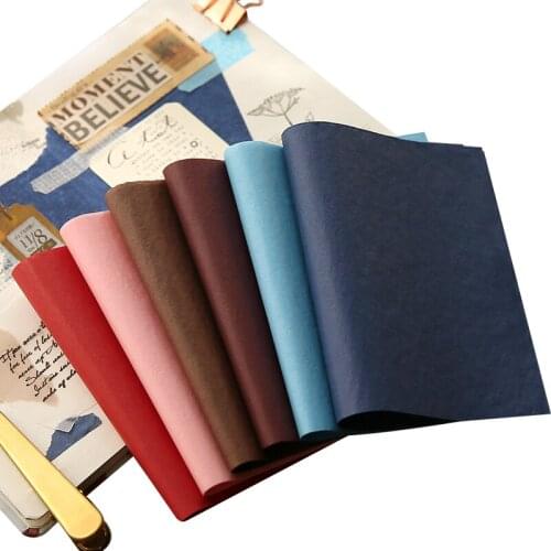 100sheet/bag A5 Wrapping Papers Retro Multicolor Print Tissue Paper Bookmark Gift Wrapping Papers Floral scrapbook paper