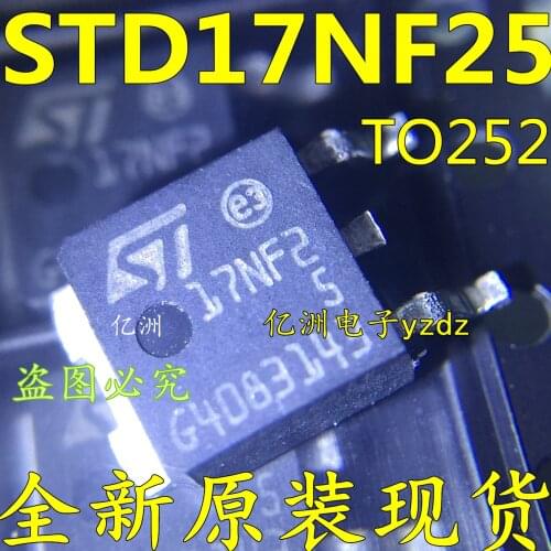 100% New&original 17NF2 17NF25 STD17NF25 TO252 In stock