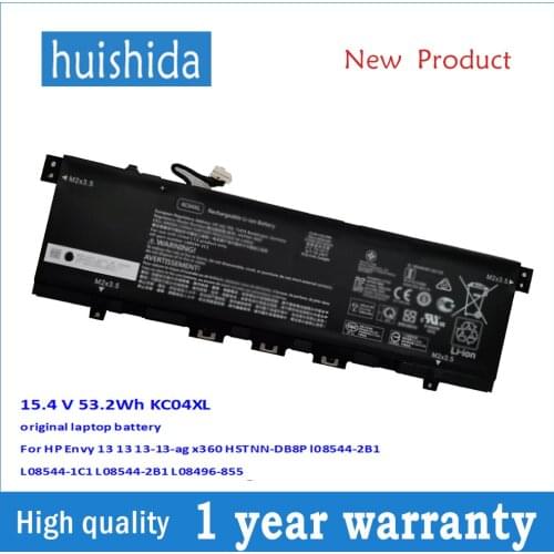 15.4V 53.2Wh KC04XL original laptop battery for HP Envy 13-13-ag envidia x360 HSTNN-DB8P L08544-2B1 L08496-855 series