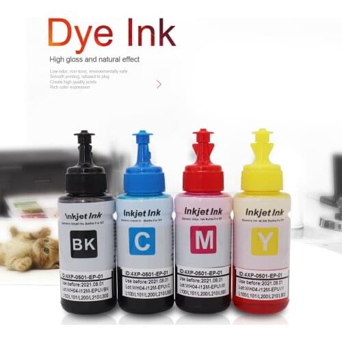 4 color 70ml Universal Dye Ink bottle refill ink kit For Canon For HP For Epson All type Inkjet Printer High Quality