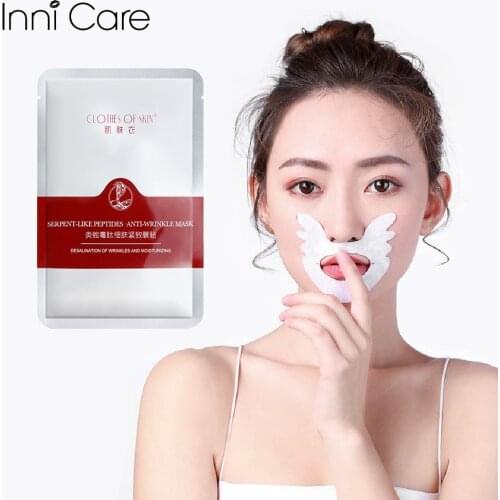 5pcs Anti Wrinkle Face Mask Month Sticker Paste Chin Nasolabial Wrinkle Patch Face Repairing Stickers Lines Removal Skin Care