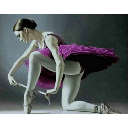 Diy 5d Diamond painting cross stitch full diamond embroidery Ballet woman rhinestone Handmade Crafts wall decor art picture