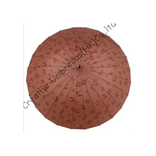 Free shipping,drop shipping ,24 ribs straight umbrella,colour gradient umbrellas,gradually changing color,water logo umbrella