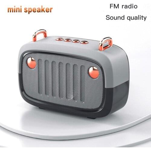 Bluetooth-compatible Speaker Wireless Bass Column Outdoor USB Support AUX TF Subwoofer Loudspeaker FM Radio Speaker For Gift