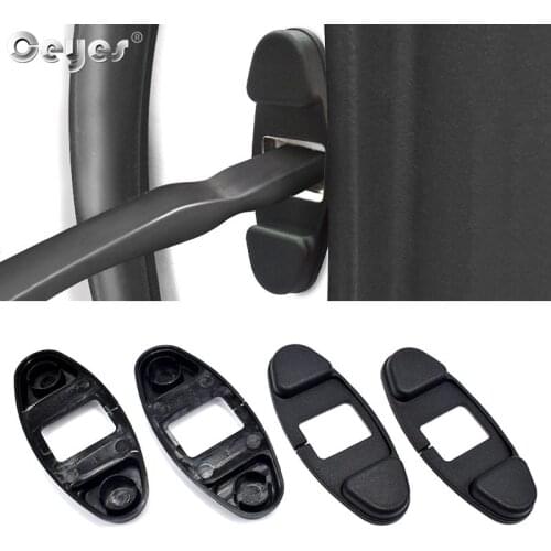 Ceyes Car Styling For Nissan Qashqai X J10 J11 Trail Tiida Juke Auto Arm Buckle Decor Protect Door Lock Stopper Limiting Covers