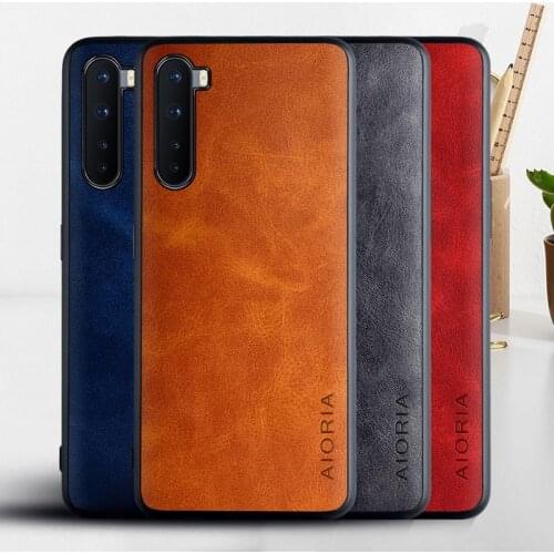 Case for Oneplus Nord Z funda Luxury Vintage leather skin phone cover for oneplus nord case coque capa Business Vintage style