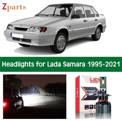 Car Lamps For Lada Samara 2108 2109 2113 2114 2115 LED Headlights Headlamp Light Bulbs 12V Canbus Lighting Lamp Accessories