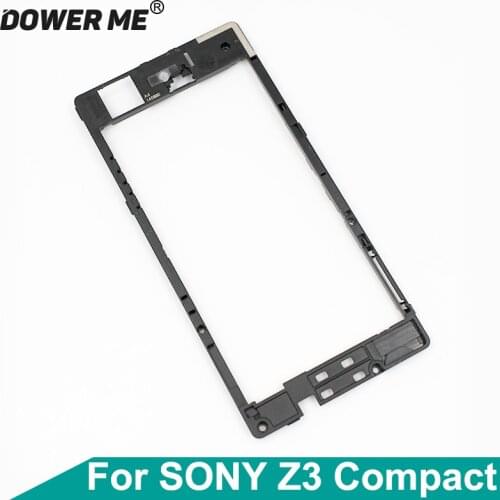 Dower Me For Sony Xperia Z3 Compact Z3mini M55w D5833/03 Z3C Back Middle Frame Speaker Motherboard Holder Rear Plate Antenna