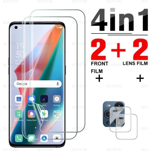 For oppo find x3 6.7inch full cover front hydrogel soft film for oppo find x3 pro lite x3pro x3lite screen protector camera film