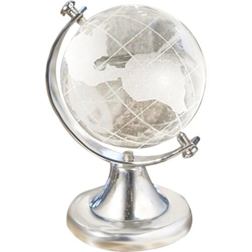 Crystal Earth Globe Bedroom Souvenir Birthday Gift Desktop Ornament Home Decor
