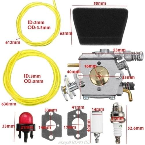Carburetor Carb Kit 545081885 for Poulan 1950 2050 2150 2375 Walbro WT 891 662 Chainsaw D02 20 Dropshipping