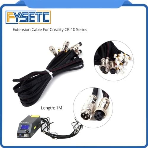 Update Kit Extension Cable Kit About Length 1m / 3.28ft For CR / CR-10S Series 3D Printer