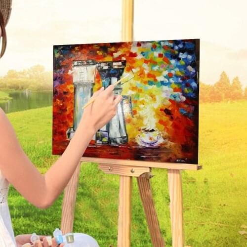 Cfe Machine - Mochamaster DIY Painting By Numbers Kit Oil Paints 50*70 Canvas Painting New Design For Children For Handiwork