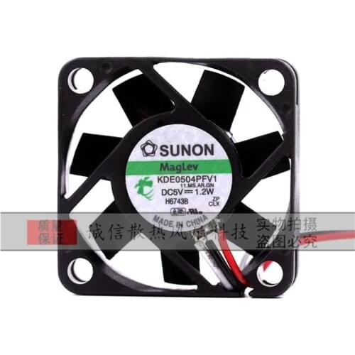 New original 4cm 4010 KDE0504PFV1 5V 1.2W switch fan stop alarm signal chassis silent cooling fan