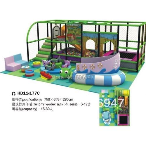 CE certified - Kids Indoor playground equipment/ naughty castle
