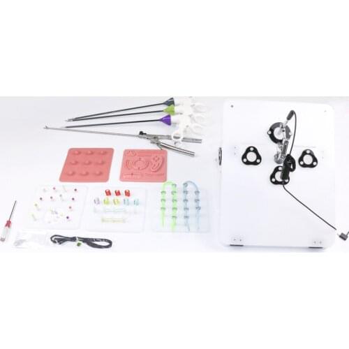 A complete set of laparoscopic surgery training simulator,Training platform/Instrument/Module/straight-rod camera