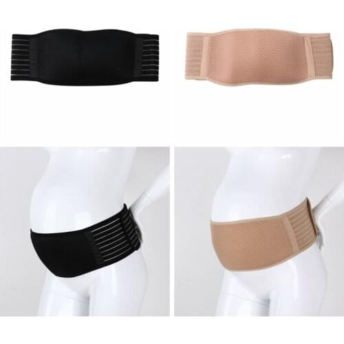 Hook and Loop Maternity Belly Band Pregnancy Belt Back Support Premium Belly Band Breathable Mesh Pregnant Women Belly Spuc Belt