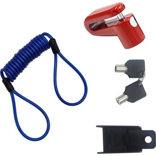 Anti-Diefstal Slot Elektrische Scooter Wielen Schijfremmen Lock Met Staaldraad Fietsen Fiets Mountainbike Disc Lock Outdoor