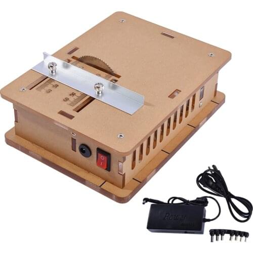 Transparent Acrylic Miniature Table Saw Cutting Wood Cutting Machine Board DIY Mini Table saw, Woodworking Table Saws 12V - 24v