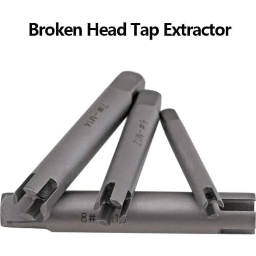 Broken Head Tap Extractor Damaged Nut Bolt Remover Kit Stud Extractor Screw Remover Steel Broken Head M4-M22