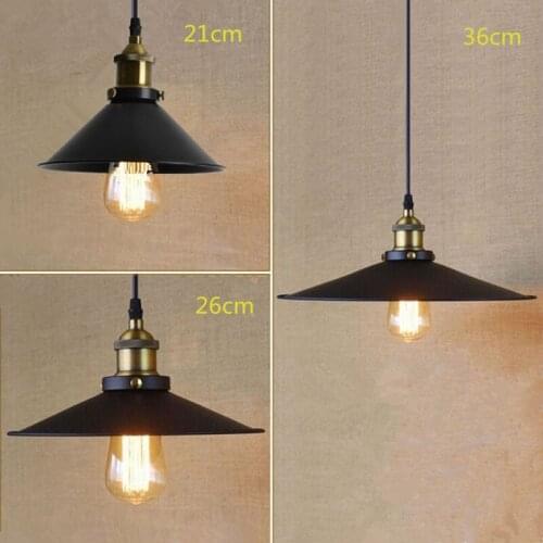 Vintage Wrought Iron Pendant Lights Antique Kitchen Island Bedroom Living Room Office Lighting Fixtures LED Modern Ceiling Lamp