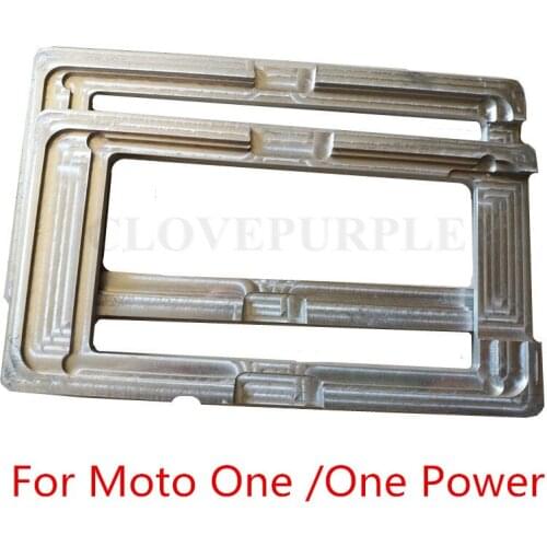 LCD Outer Position Alignment Holder Glue Mold Aluminum Metal mould For Motorola Moto One Power