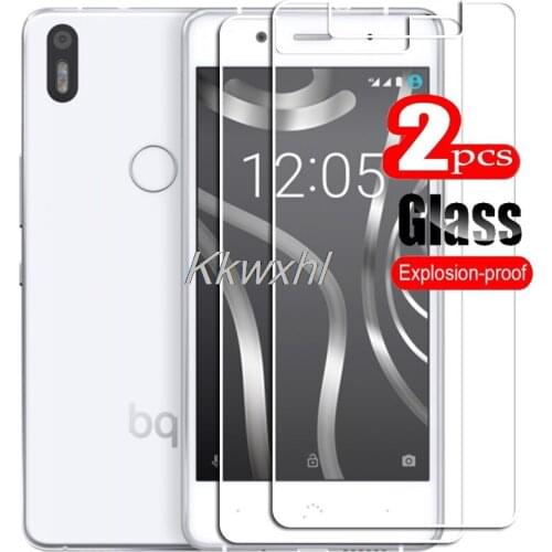 2PCS FOR BQ Aquaris X5 Plus High HD Tempered Glass Protective On AquarisX5 X5Plus Phone Screen Protector Film