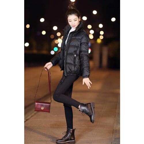 Winter women Short Commute Black down jacket S--5XL 2021New hot sale