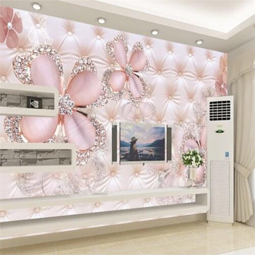3D Custom Wallpaper Embossed Magnolia Flowers Photo Mural Living Room Home Decor Wallpaper Modern Abstract Papel De Parede Flor