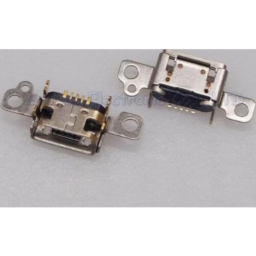 50pcs Micro USB Jack Connector Female socket For Meizu 5 MX5 Charging Tail Plug