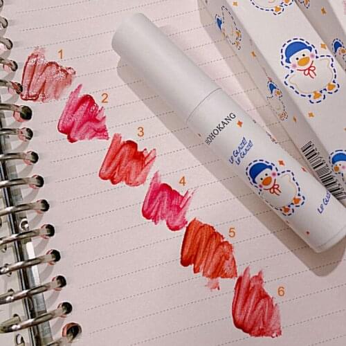 1 Pcs Velvety Lipstick Long Lasting Nonstick Cup Not Fade Makeup Cosmetics For Girl Women Lip Gloss Professional Lip Makeup Gift