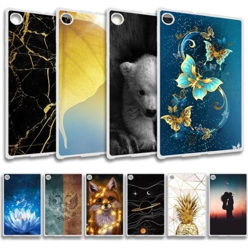 Tablet Case For Lenovo Tab M10 Tb-x605 Cover For Lenovo Tab M8 E10 4 10 8 Plus P10 M7 E7 E8 TB-X606 TB-X104F HD-8505 TB-X7305