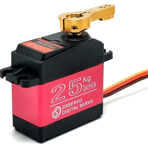 DSSERVO DS3225 Servo 25KG Metal Gear Digital Servo High Torque Waterproof Digital Servo For 1:8/1:10/1:12 RC Cars Spare Parts