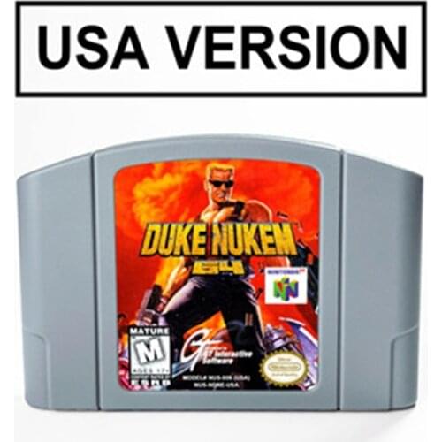 Duke Nukem 64 For 64 Bit Game Cartridge USA Version NTSC Format