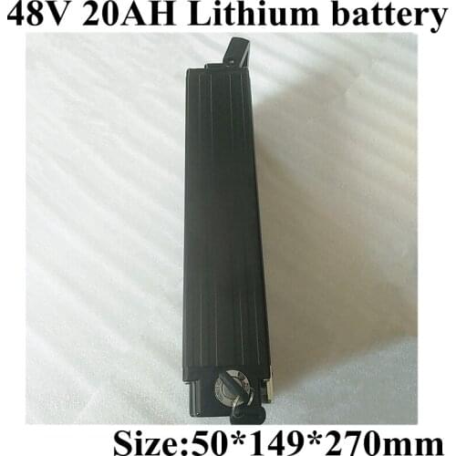Electric Bike Lithium Battery 48v 20ah High Capacity Electric Bike Battery Pack For E Motorbike Scooters Tricyles Ebike+Charger