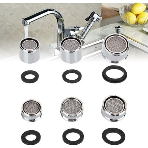Bathroom Water Purifier Filter Nozzle Water Filter Adapter Water Saving Tap Aerator Diffuser Faucet Filter Nozzle with Washer