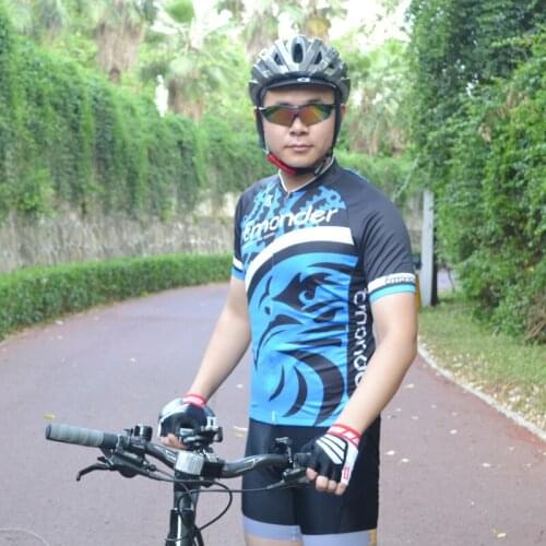 EMONDER Cycling Jerseys Set 2021 Summer MTB Wear Short Sleeves Set Bike Sport Clothing Kits Maillot Ropa Ciclismo