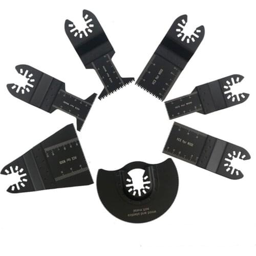 7PCS Saw Blade Accessories Oscillating MultiTool Saw Blades for Renovator Power Wood Cutting Tool Bits Dropshipping