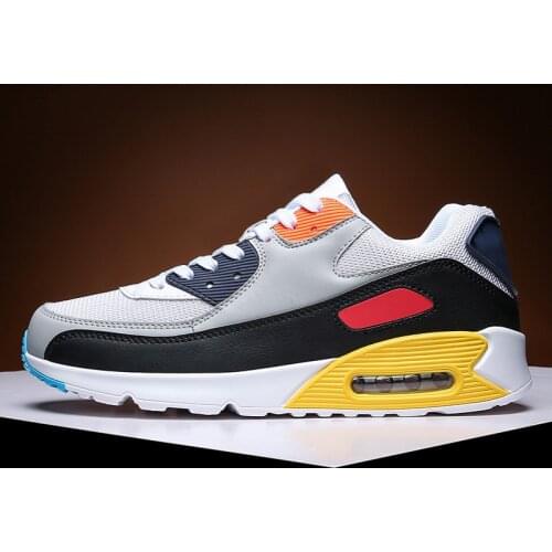 Mens Fashion Sneakers 2020 New Casual Running Shoes Light Breathe Outdoor Air Cushion Jogging Shoes Couple Shoes Lace-up Size 13