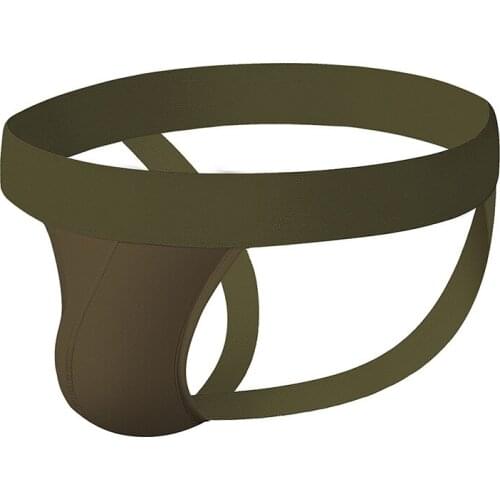 Non-standard underwear mens European and American style low waist solid color cotton thong mens BP.01T