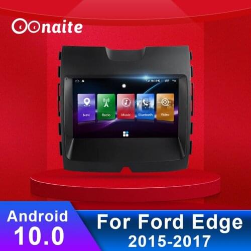 Oonaite For Ford Edge 2015-2017 Android 9.66" Inch Car Navigation GPS Audio Video Radio DVD Multimedia Player Touch Wifi 4G