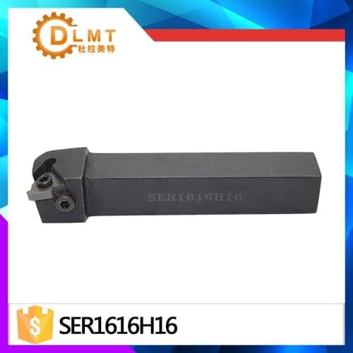 SER1616H16 External Threading Turning Tool, Lathe Cutting tool Threaded Turning Tool Holder, CNC Cutting Tool for 16ER Inserts